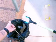 Preview 4 of Andrew Connor Chokes Down Cock To Get Out Of Trash Duty