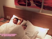 Preview 1 of Aussie milf girl shares bed on vacation