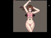 Preview 4 of Aerith Gainsborough Final Fantasy pixel game