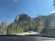 Preview 5 of Road Trip Sex Ends With Public Creampie - AlexAndAva - Outdoor Adventure With GF In The Mountains