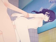 Preview 5 of Mafuyu Asahina and I have intense sex in a public bath. - Project SEKAI Hentai