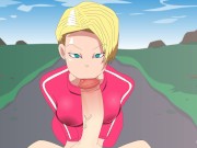 Preview 4 of BULMA FUTA COCK x C18! DragonBall parody