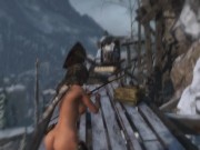 Preview 1 of Rise of the Tomb Raider Nude Game Play [Part 13] New 2024 Hot Nude Sexy Lara Nude version-X Mod