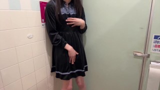 MILF dressed like japanese school girl tied up fingered on cross ! wow !