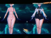 Preview 5 of Genshin Impact - Eula Sexy Dance!