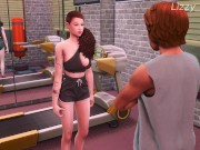 Preview 1 of Stepfather fucks and cum on rebellious stepdaughter - sims 4 - 3D animation