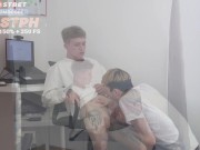 Preview 2 of distracted my stepbrother from work, fucked his tight ass hard and came