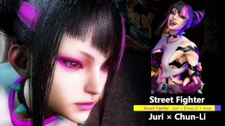 Street Fighter - Juri × Chun-Li × Futa - Lite Version