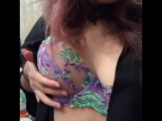 Preview 5 of Pretty girl shows off her bra