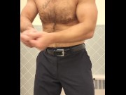 Preview 6 of HAIRY MUSCLE BEAR STRIPPING AND FLEXING