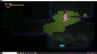 Naked succubus getting fucked by monsters, hairy pussy - [H Game] Gameplay