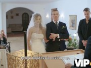 Preview 4 of VIP4K. Guests can't hide emotions when they see bride fucking in video