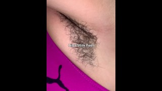 Hairy and Sweaty Armpits Fetish