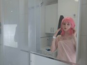 Preview 3 of Fucked his stepsister thinking it's a sex doll from RosemaryDoll 4K - pinkloving