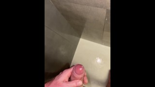 Shower wank and cumming