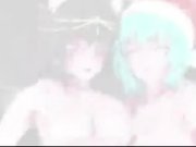 Preview 5 of Futa Futanari Anal Gangbang Threesome Huge Cumshots 3d Hentai