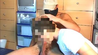 A blowjob to a staight french arab male despite him !