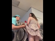 Preview 2 of Getting caught fucking at the laundromat!
