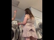 Preview 3 of Getting caught fucking at the laundromat!