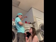 Preview 6 of Getting caught fucking at the laundromat!