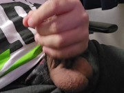 Preview 2 of The way he rubs his foreskin cock hard without ejaculation to increase his arousal level