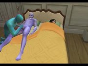 Preview 6 of Gay aliens fucking with a human girl