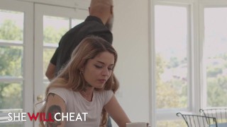 SHE WILL CHEAT - Vanessa Vega Gives Her Husband A Real Show With Her Naughty Bestie Kenna James