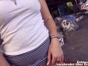 Preview 4 of German street slut picked up for an No Condom date in Berlin POV