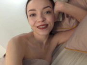 Preview 2 of TRAILER POV GFE sex on the bed with Ledanaja