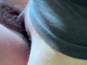 Preview 6 of Hairy pussy closeup fuck and creampie 💦
