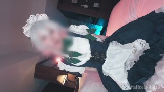 naughty Japanese girl,Humiliation footjob ♡ POV,cumshot