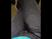 Preview 1 of Pissing myself while sitting in my office