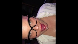 Homemade cum swallow milf beauty mom with big bobs
