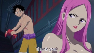 ONE PIECE JEWELRY BONNEY GIVE THANKS TO LUFFY Anime Hentai Naruto Blowjob Cowgirl Doggystyle pov sex