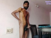 Preview 3 of Rajesh Playboy 993 beard mustache masturbating cock cumming on the face. Foreskin pubic hair naked