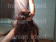 Preview 1 of Creampie and hardcore with Iranian horny girl گاییدن زن شوهردار ورزشکار توی خونشون،  ایرانی
