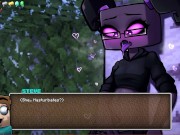 Preview 1 of Endergirl is KINKY with her Sex Toys - HornyCraft Endergirl Route #1