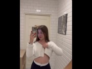 Preview 5 of Cute student shows off her tits.