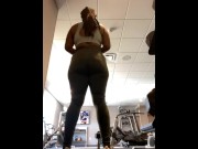 Preview 3 of Ebony Gym freak takes long dick