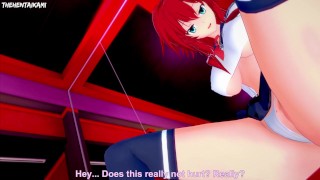 All Girls From Highschool DxD Give You A Footjob Hentai POV