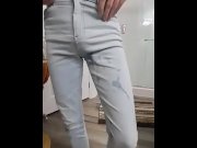 Preview 5 of Trans girl pees her pants