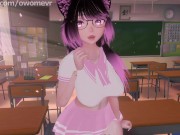 Preview 5 of Hot Futa School Bully You To Fuck Her Perfect Girlcock ❤️ Taker POV - VRChat ERP