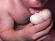 Preview 3 of Barely 18 - My new toy makes me moan so Loud and I cum so hard
