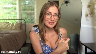 ASMR * Girlfriend jerks you off b/c you're too tired to fuck