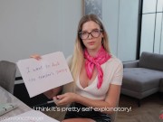 Preview 2 of from learning to practice: fucked a horny English teacher and cum on her glasses | Anastangel