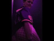 Preview 2 of Horny Girl Masturbates at Rave ~ Bathroom Stall