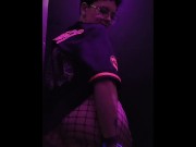 Preview 4 of Horny Girl Masturbates at Rave ~ Bathroom Stall