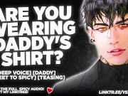 Preview 1 of [male moaning] CAUGHT Stealing Your Dominant Stepdad's Shirt | YSF | M4F roleplay