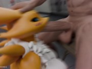 Preview 2 of Hot furry digimon fucked hard