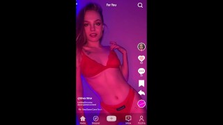 GOD BLESS TIKTOK - Petite Babe Was Looking For A Dance Partner - Silvia Wise